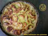 Tarte cremeuse aux pommes