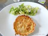 Tartelettes au reblochon et dés de poulet