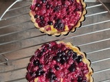 Tartelettes sablées aux fruits rouges avec le cake factory