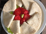 Tortillas boursin et truite fumée