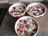 Porridge de flocons d'avoine aux fruits au 43en1