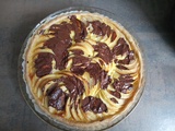 Tarte aux pommes et chocolat de Gigi