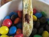 Cookies multicolore aux m&m's