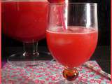 Limonade Pêche-Framboise