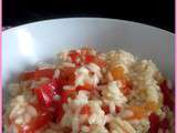 Risotto de Tomate et Poivron Rouge