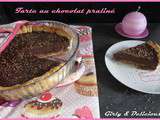 Tarte au chocolat praliné