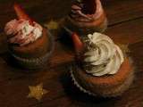 Cupcakes comme un fraisier