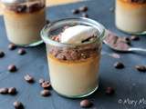 Crème au café, crumble cacao et glace vanille