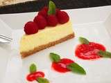 Cheesecake citron  framboises