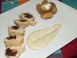 Roulade de poulet aux figues