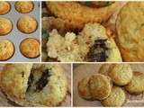 Muffins banane chocolat, simples mais efficaces