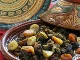 Tajine d'agneau, abricots secs et citrons confits