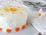 Three Pumpkin & Orange Layer cake, et tant pis c'est Halloween