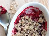 Crumble aux fruits rouges {vegan}