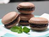 Macarons vegan au chocolat