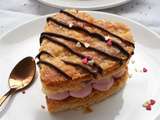 Mille-feuille Chocolat Framboises pour la saint Valentin