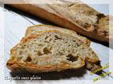 Baguette, pain sans gluten, au lev''quinoa