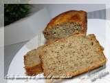 Banana bread ou cake aux bananes et farine de pois-chiches