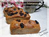 Barres banana bread sans oeuf, sans sucre aux 5 parfums