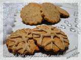 Biscuits de Noël aux graines de lin, sans oeuf, sans gluten, sans lactose