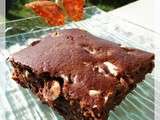 Brownie addictif ! sans gluten et sans lait