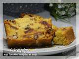 Cake de polenta aux tomates confites et noix sans gluten