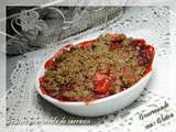 Fraises en crumble de sarrasin aux 5 épices