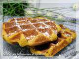 Gaufre au potimarron et noisettes