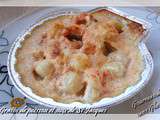 Gratin de poisson et St Jacques