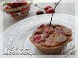 Mini-clafoutis aux cerises et à la farine de châtaigne