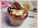 Moelleux fraise-coco en verrine