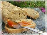 Pain cake sans gluten, avec mix maison et farine de coco