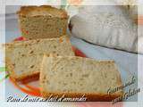 Pain de mie sans gluten au lait d'amandes