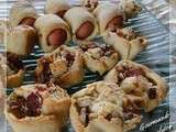 Petits gâteaux apéritifs avec pâte brisée sans gluten