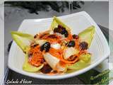 Salade d'hiver aux endives et betterave rouge