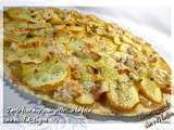 Tarte fine aux courgettes, feta, miel et thym sans gluten