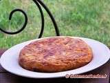 Tortilla de pommes de terre à la Soubressade et au fromage de brebis Manchego