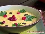 Velouté de Potiron aux Cranberries (ou Canneberges)