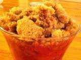 Crumble aux fruits rouges