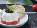 Terrines de tomates et chèvre frais, cœur tapenade