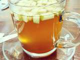 Hot cider. 
One of my fav during winter, hot cider, fresh apple,