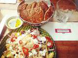 #lunchtime in #jaffa, what is better than a salad with tomatoes,