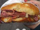 Pastrami. 
Best bagel and pastrami in Paris, my childhood