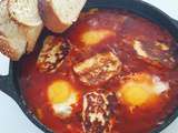 Saturday morning fever.
Homemade Shakshuka, grilled Halloumi