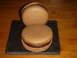 Macaron chocolat et confiture de lait louis septim