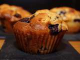 Muffins myrtilles chocolat blanc