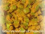 Courgettes au curcuma