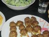 Boulettes de bœuf triple c : coriandre, curcuma, cumin