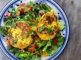 Galettes de pommes de terre au Comté et au curcuma