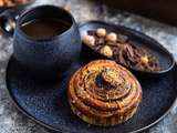 Brioches tourbillon au chocolat et noisette